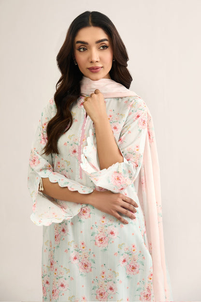 3 PIECE UNSTITCHED - LAWN | PRINTED