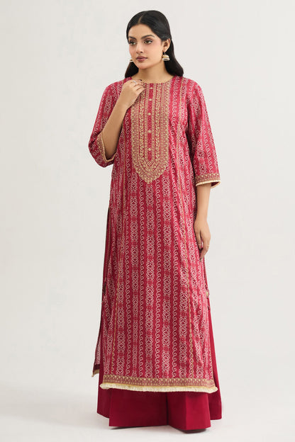 2 PIECE UNSTITCHED - LAWN | EMBROIDERED