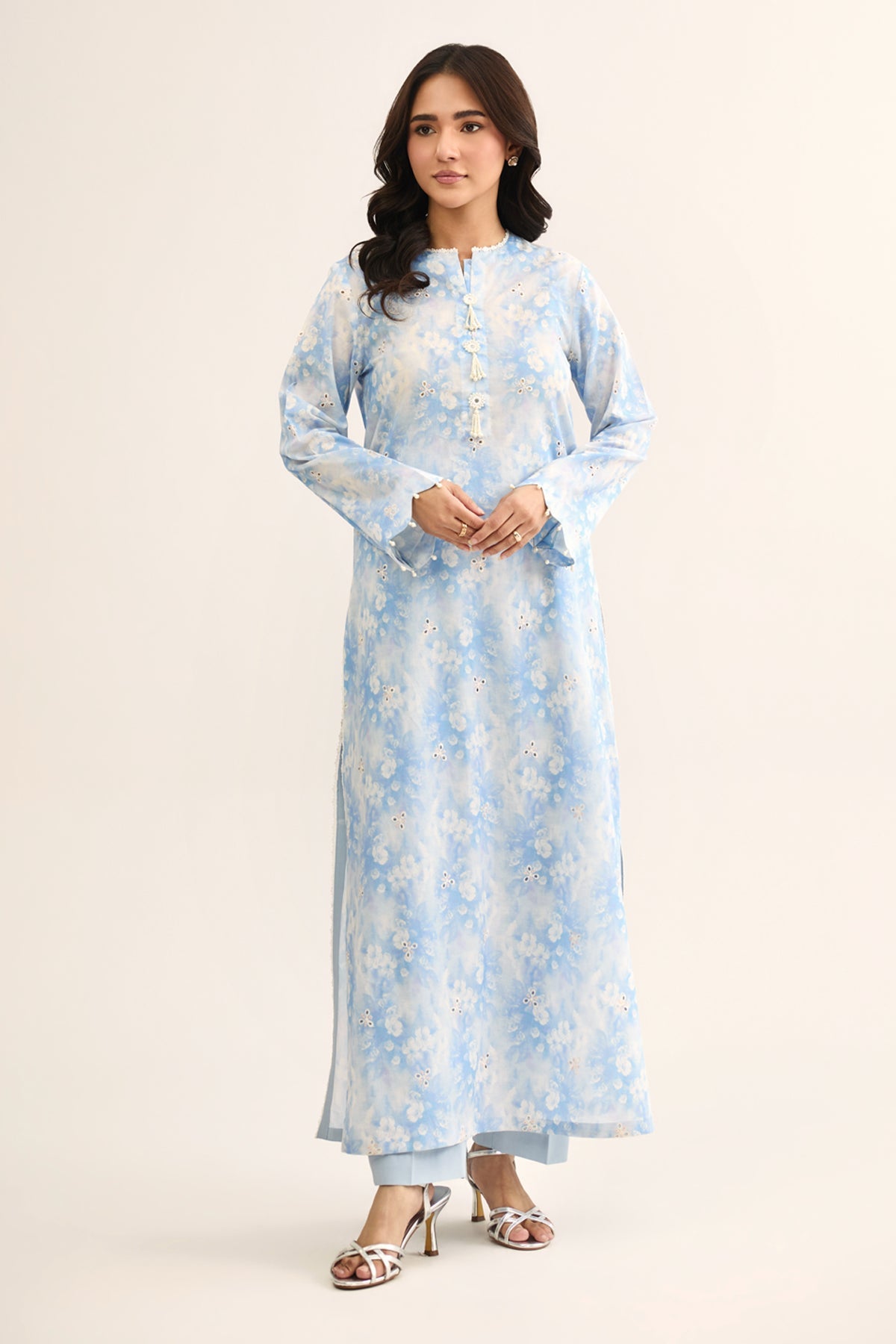 2 PIECE UNSTITCHED - LAWN  |  EMBROIDERED