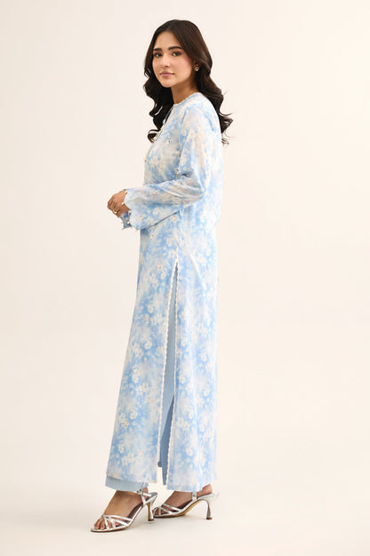 2 PIECE UNSTITCHED - LAWN  |  EMBROIDERED